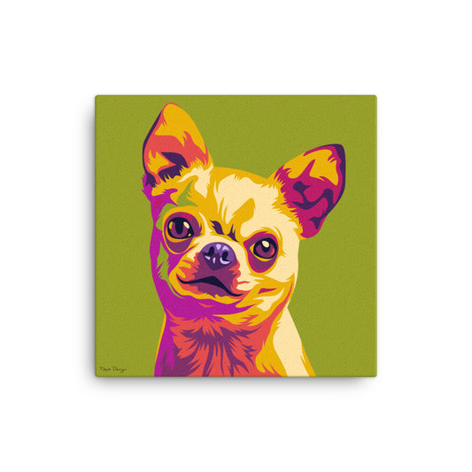 Chihuahua Canvas-taulu, Pop Art