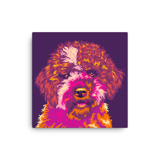 Lagotto romagnolo Canvas-taulu, Pop Art