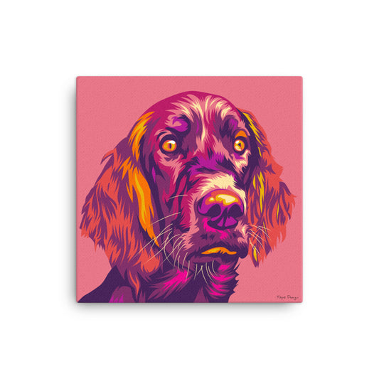 Irlannin setteri Canvas-taulu, Pop Art