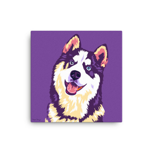 Husky Canvas-taulu, Pop Art