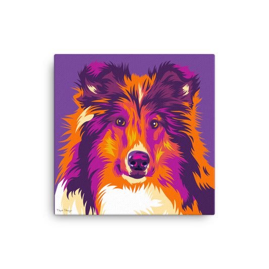 Collie Canvas-taulu, Pop Art