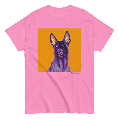 Belgianpaimenkoira malinois T-paita, Pop Art