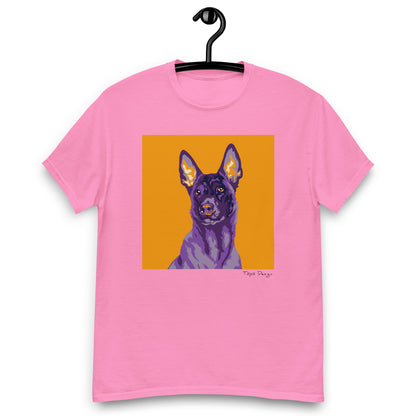 Belgianpaimenkoira malinois T-paita, Pop Art