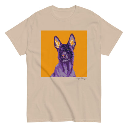 Belgianpaimenkoira malinois T-paita, Pop Art