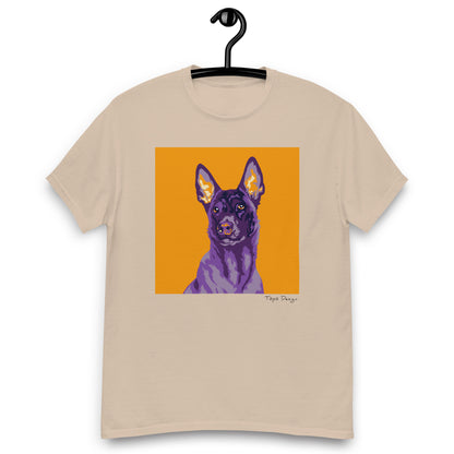 Belgianpaimenkoira malinois T-paita, Pop Art