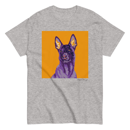 Belgianpaimenkoira malinois T-paita, Pop Art