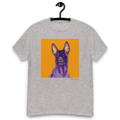 Belgianpaimenkoira malinois T-paita, Pop Art