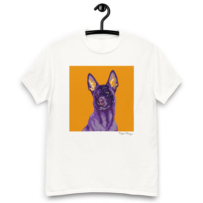 Belgianpaimenkoira malinois T-paita, Pop Art