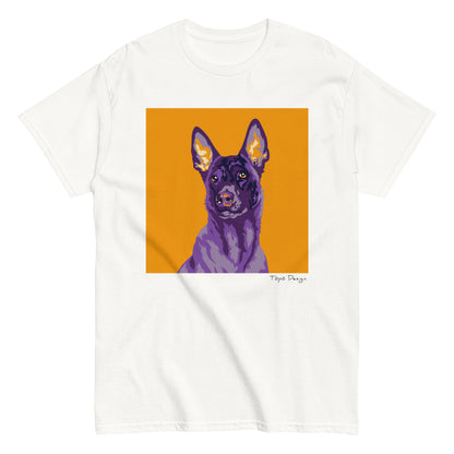 Belgianpaimenkoira malinois T-paita, Pop Art