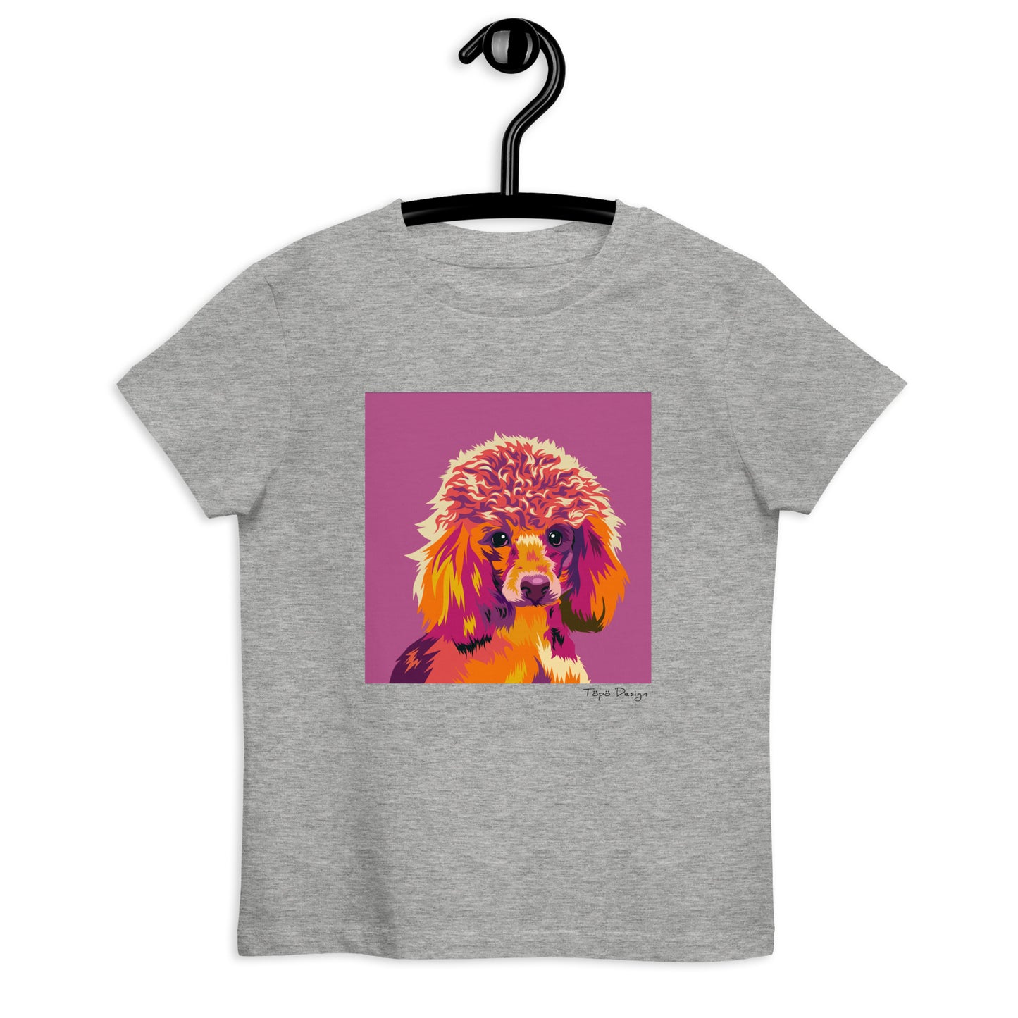 Villakoira lasten T-paita, Pop Art
