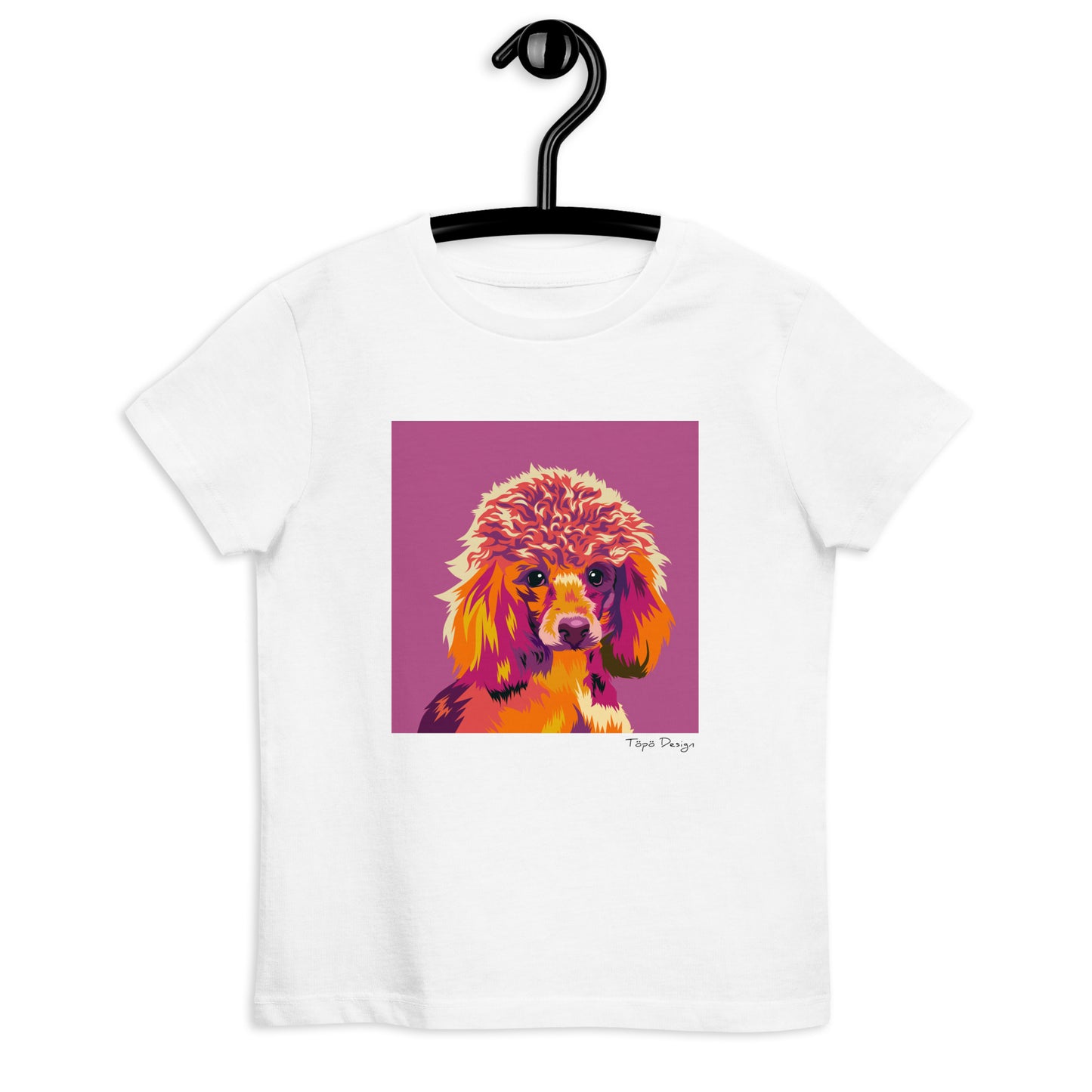 Villakoira lasten T-paita, Pop Art