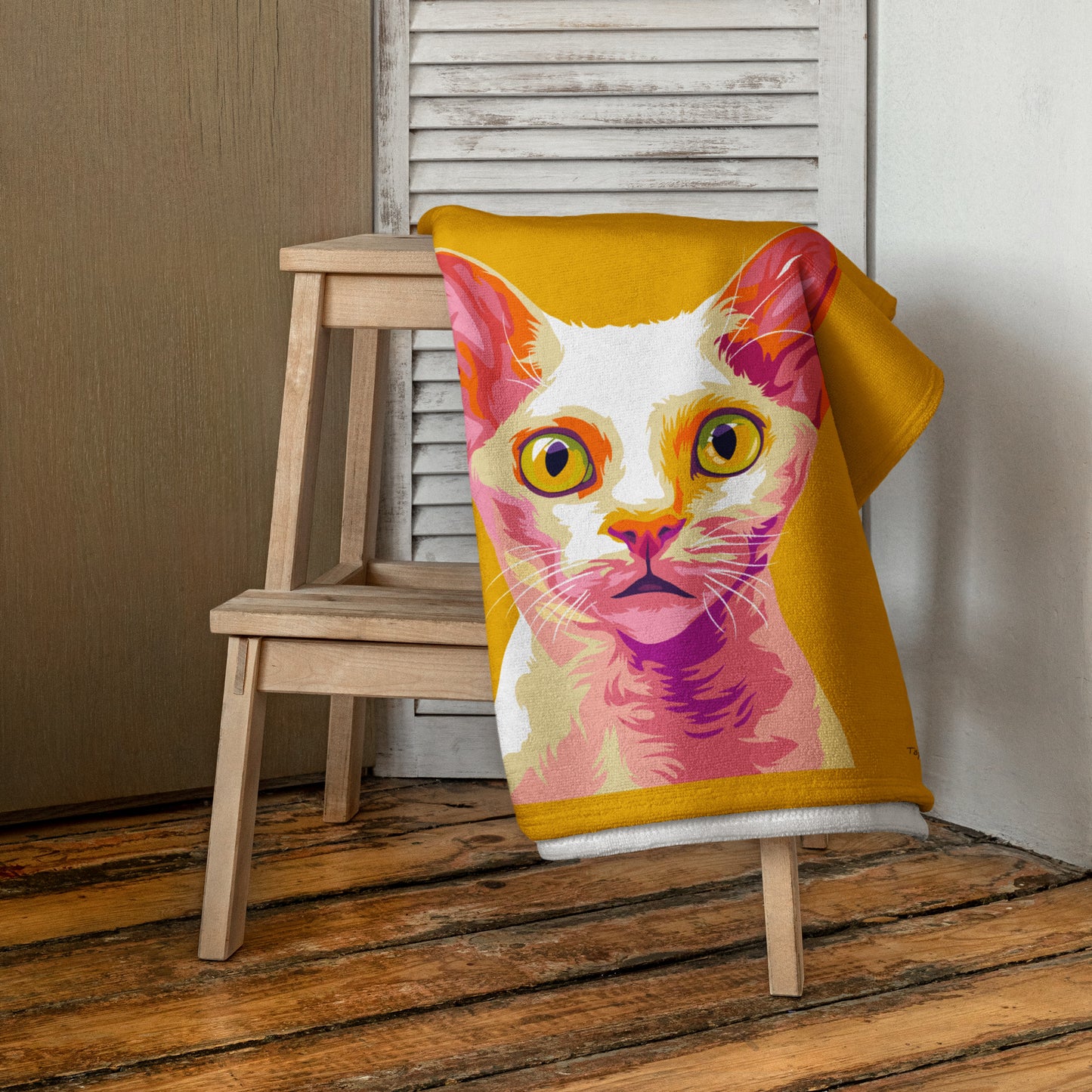 Devon Rex Pyyhe, Pop Art