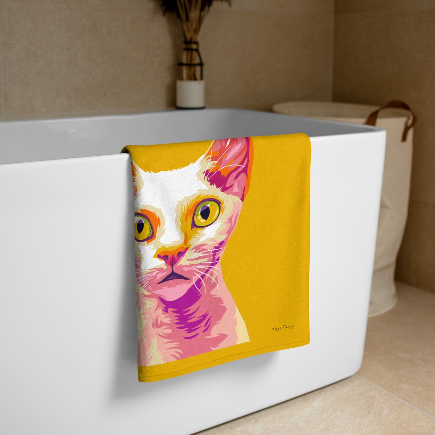 Devon Rex Pyyhe, Pop Art